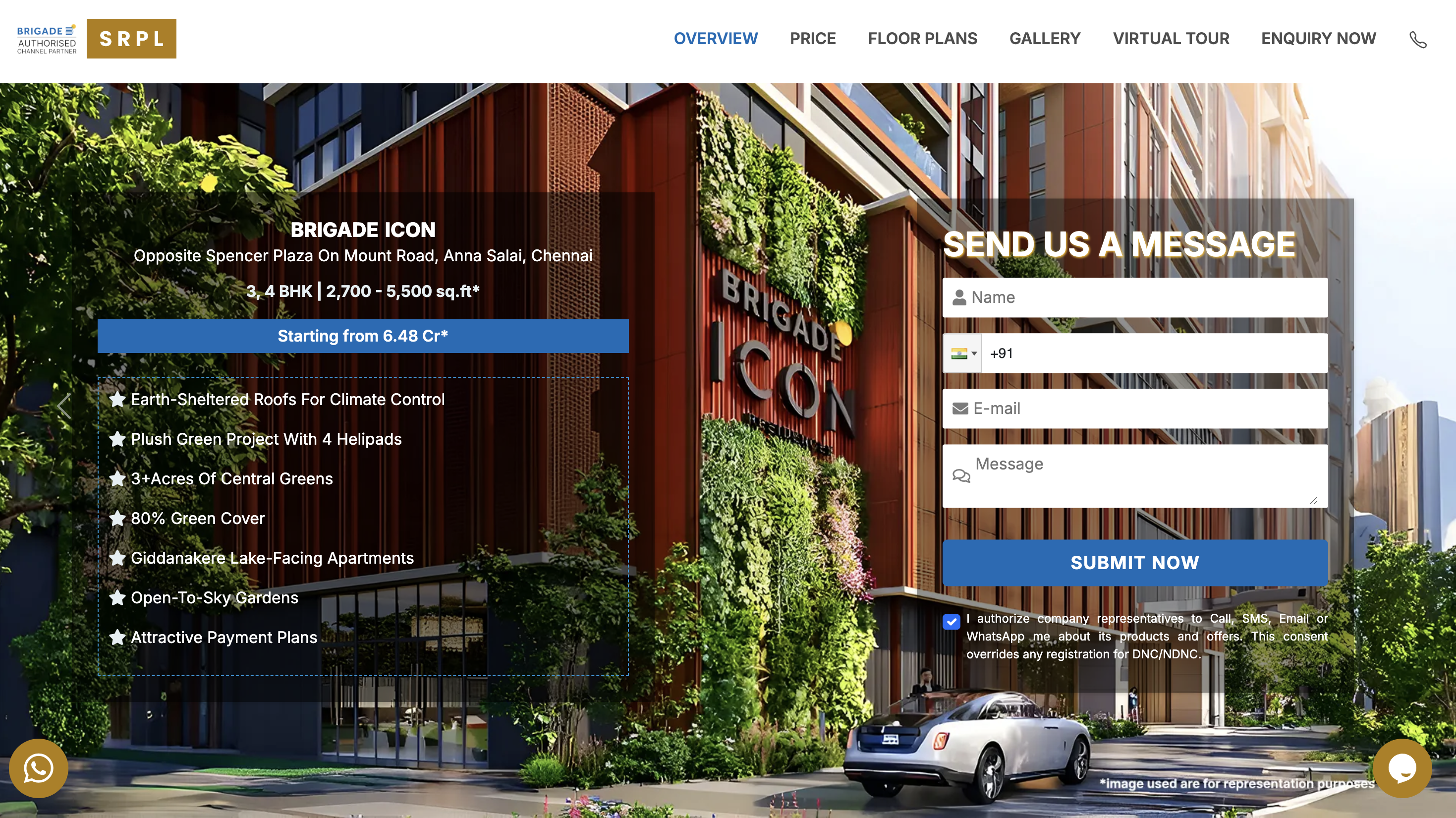 Brigade Atmosphere Pearl Real Estate Microsite