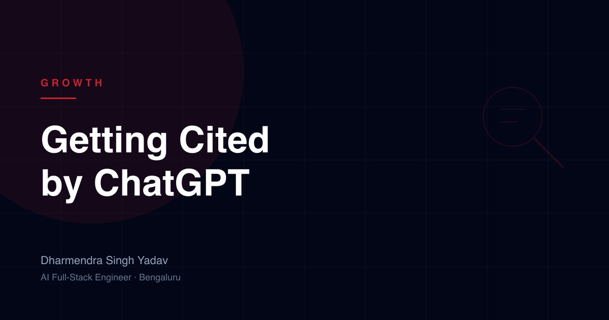How to Get Your Business Cited by ChatGPT (GEO in Practice)